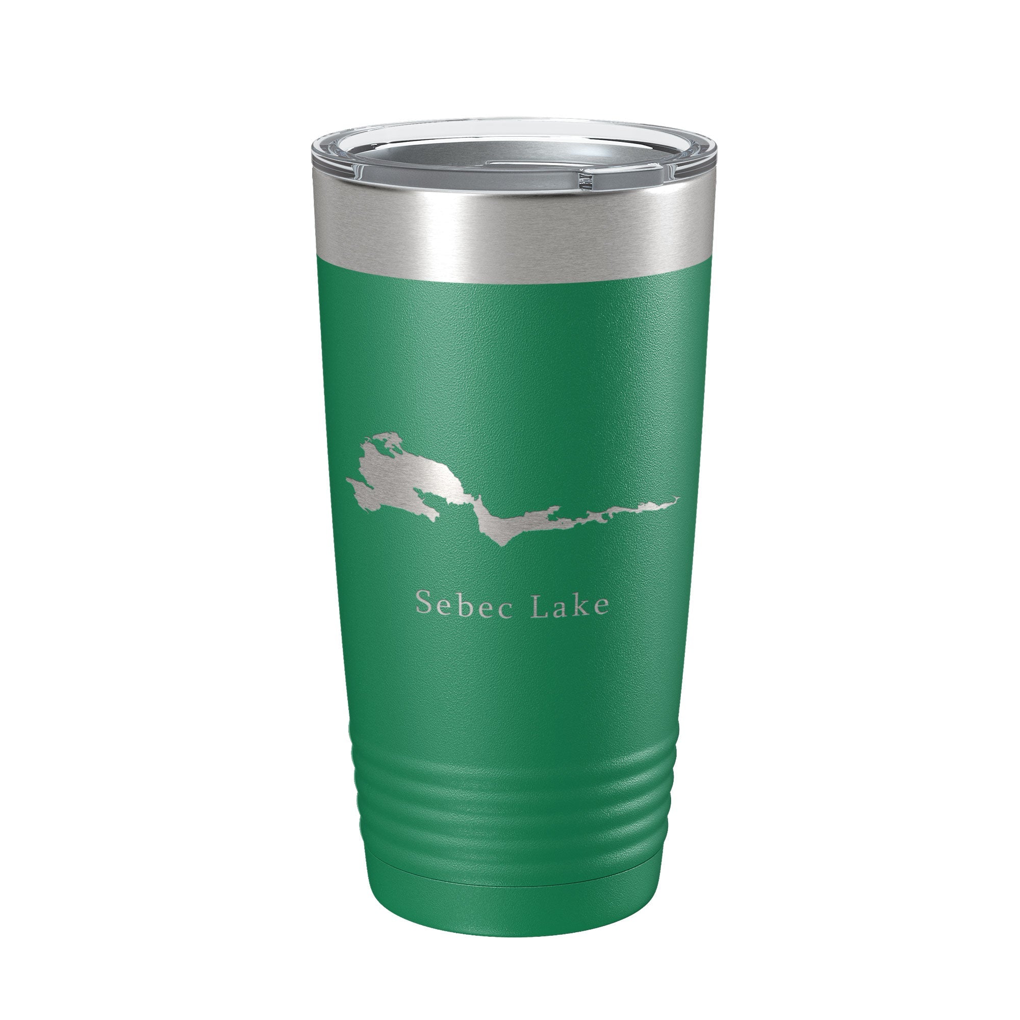 Sebec Lake Map Tumbler Travel Mug Insulated Laser Engraved Coffee Cup Maine 20 oz-9