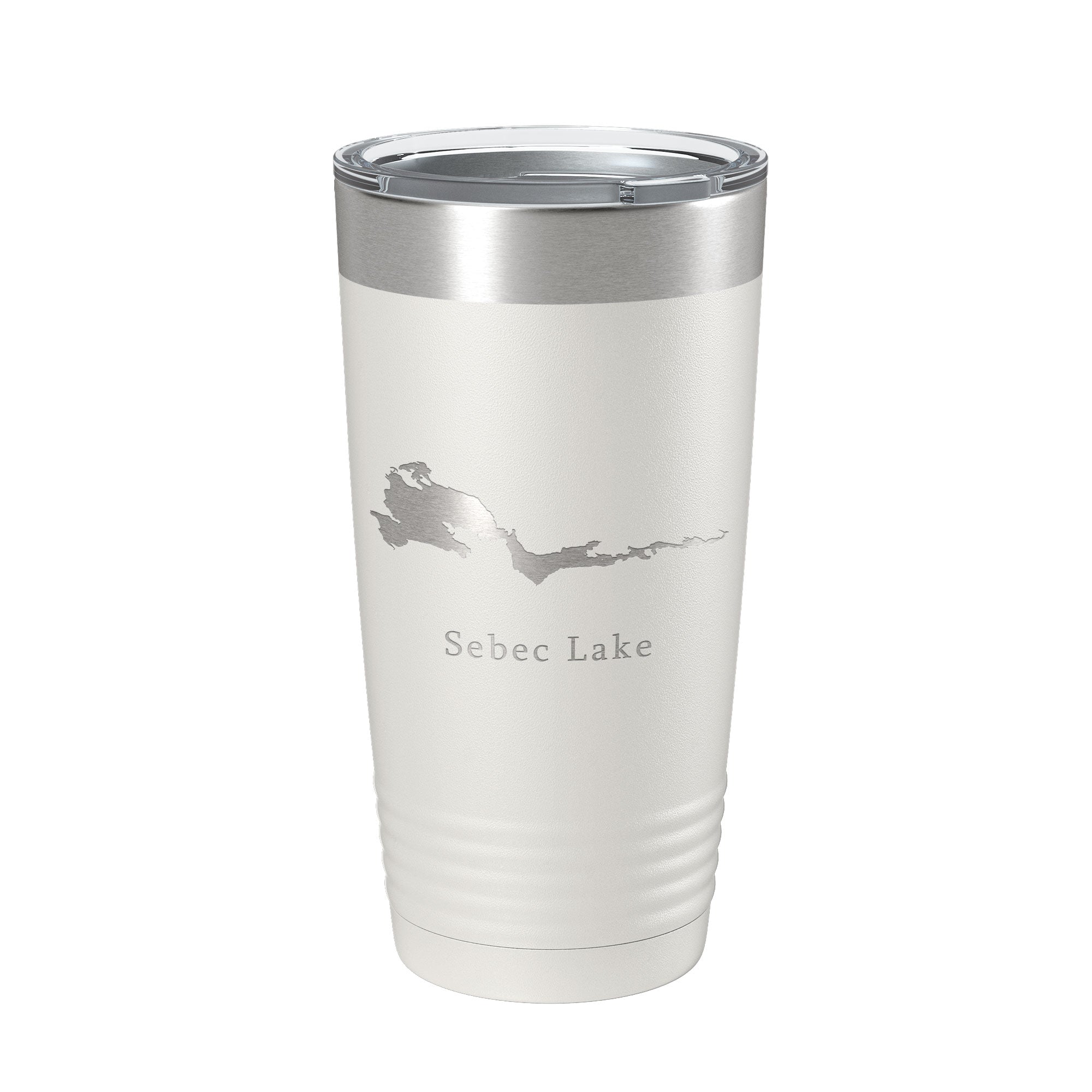 Sebec Lake Map Tumbler Travel Mug Insulated Laser Engraved Coffee Cup Maine 20 oz-7