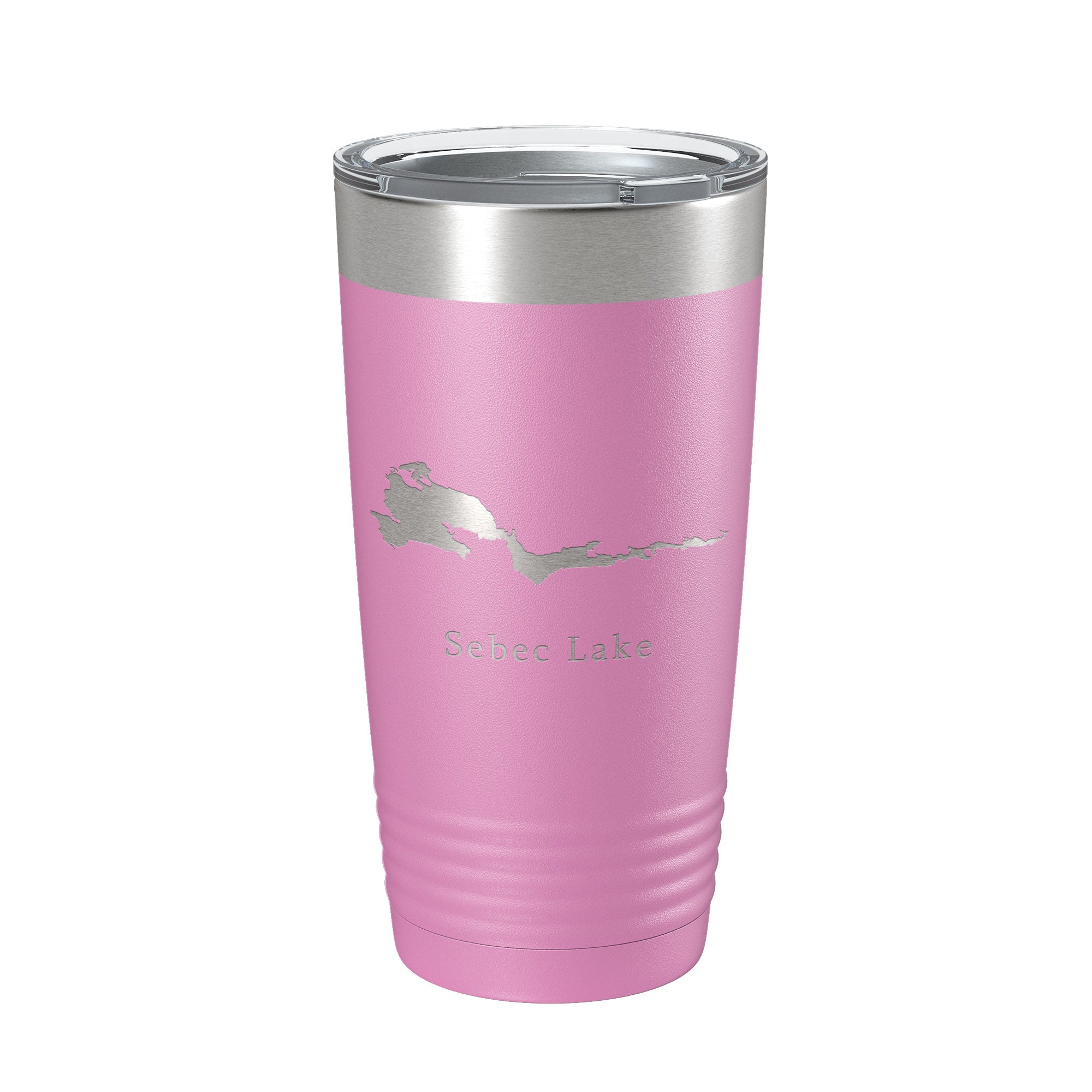 Sebec Lake Map Tumbler Travel Mug Insulated Laser Engraved Coffee Cup Maine 20 oz-14